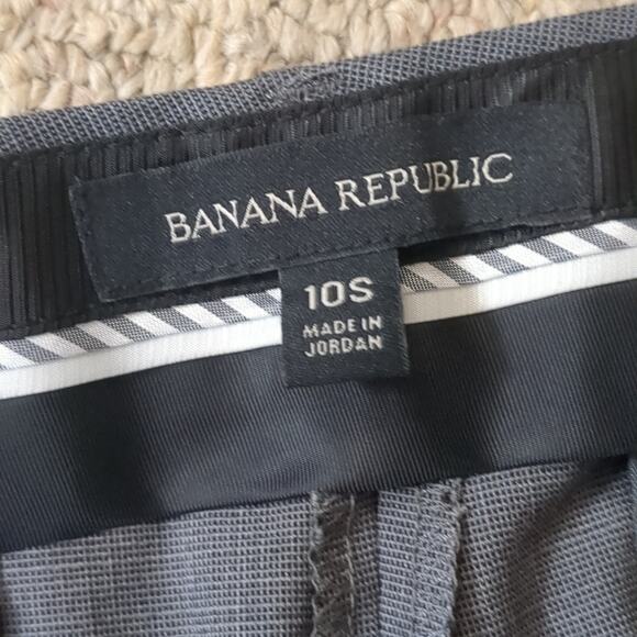 Banana Republic Women's Logan Fit Gray Dress Pants size 10 short - Picture 6 of 8